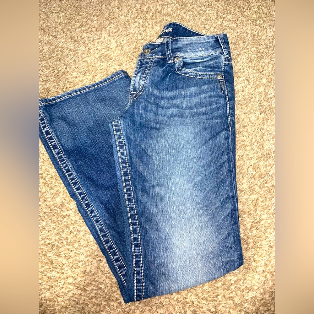 Silver Suki Style Bootcut Denim Jeans Size 29/32